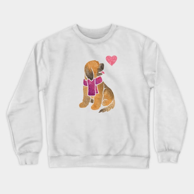 Briard watercolour Crewneck Sweatshirt by animalartbyjess